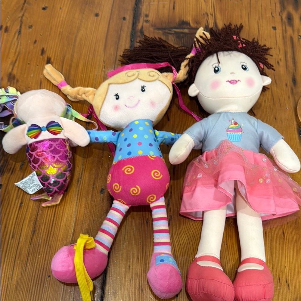 plush dolls set or 3